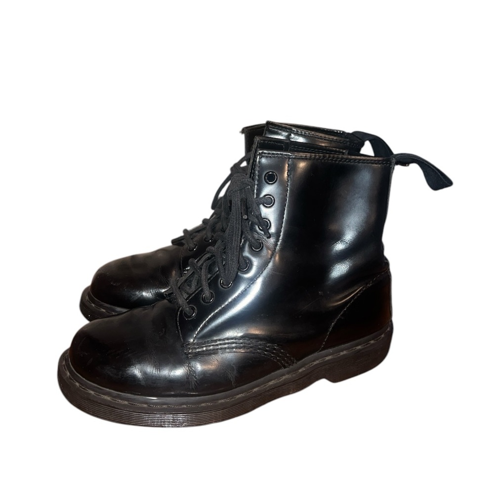 Vintage Dr. Martens Black Leather Lace up Boots